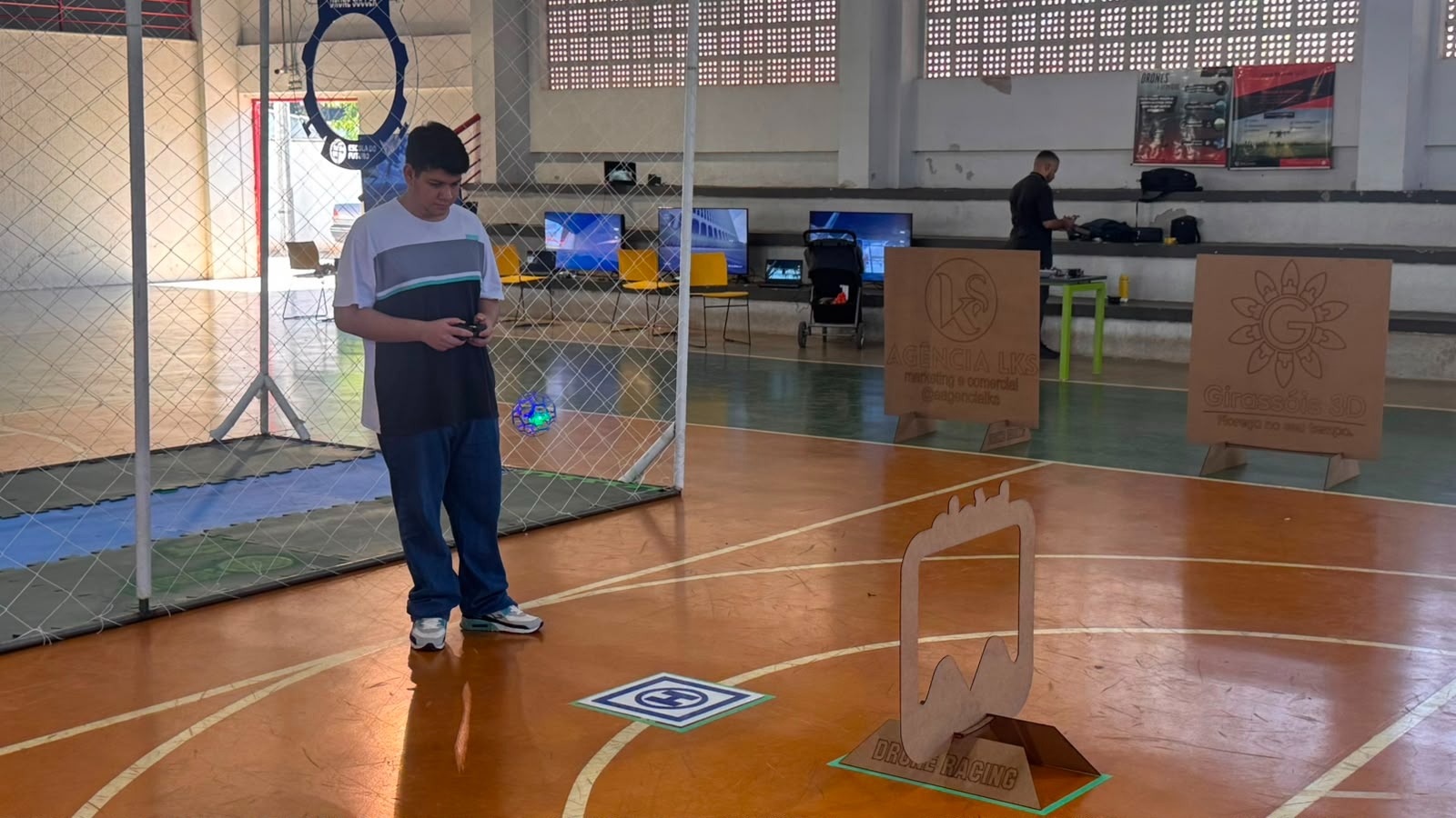 II Campeonato de Drone Soccer e Drone Racing da EFG Luiz Rassi reúne cerca de 150 pessoas em Aparecida de Goiânia 