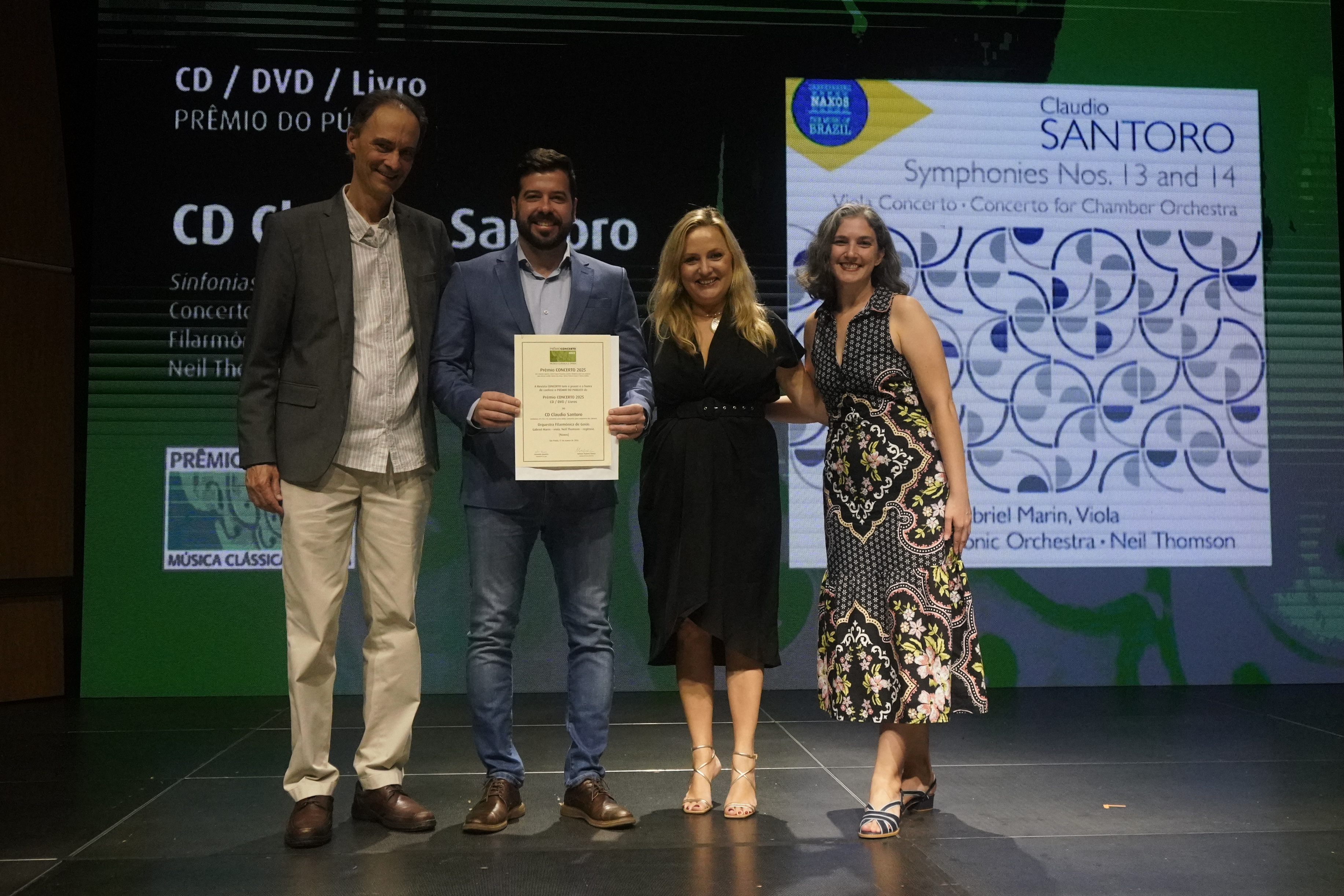 Orquestra Filarmônica de Goiás recebe homenagem da Revista Concerto