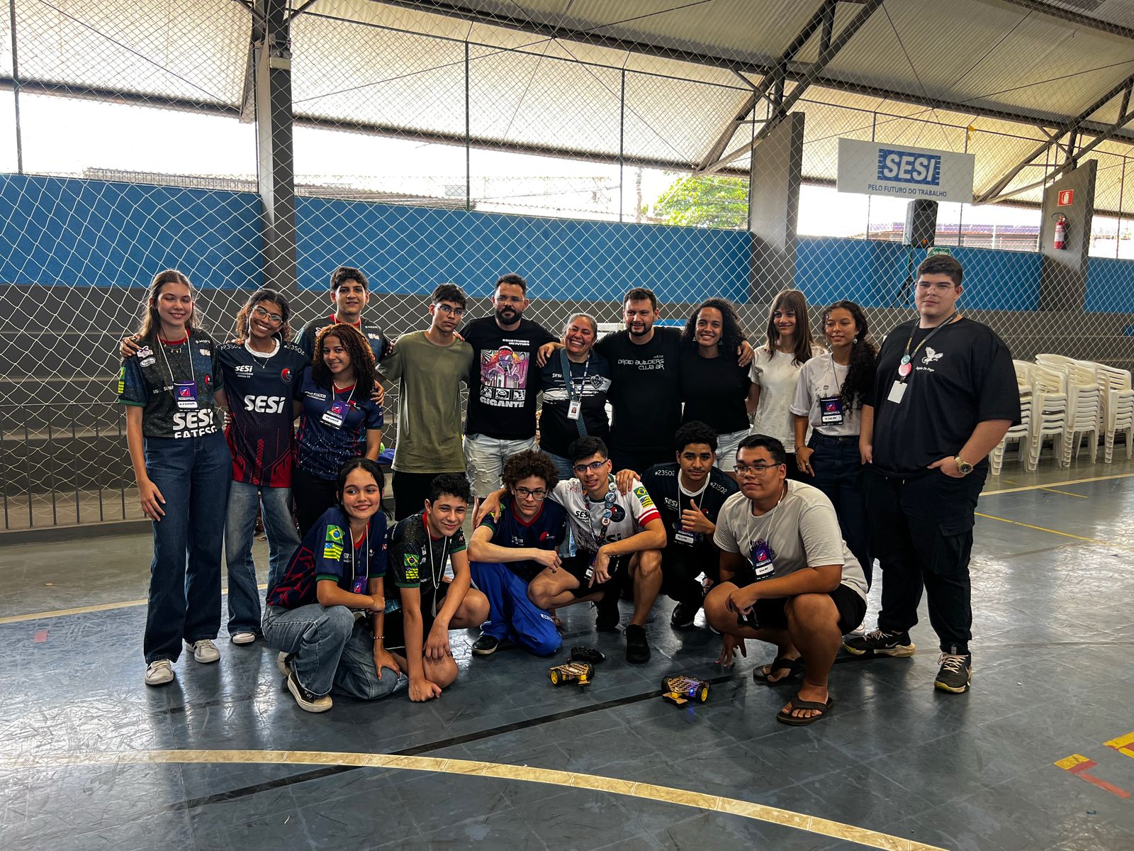 Equipe Strix, da Escola do Futuro de Goiás, conquista 4º lugar na etapa regional da Olimpíada Nacional de Robótica 