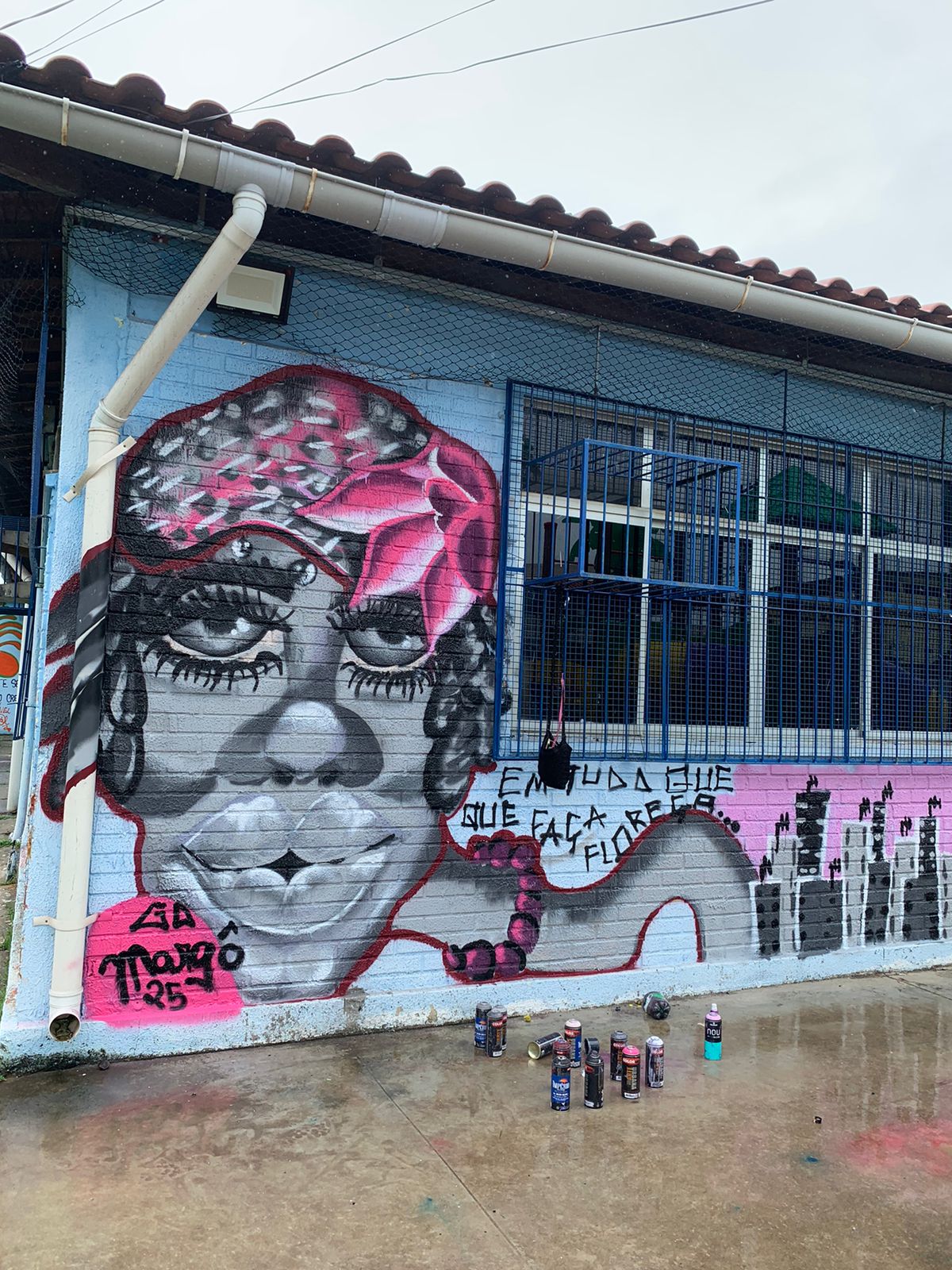 Estudante do curso técnico de Artes Visuais da EFG Basileu França ganha prêmio nacional de grafite 