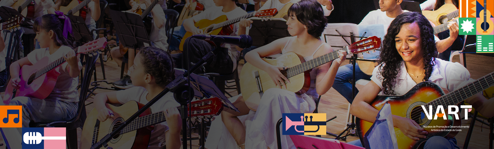<font color=#ffffff>Núcleo de promoção e desenvolvimento <br/>artístico do Estado de Goiás</font>